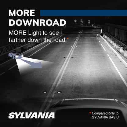 SYLVANIA 9005ST.BP 9005 SilverStar High Performance Halogen Headlight Bulb, (Contains 1 Bulb)