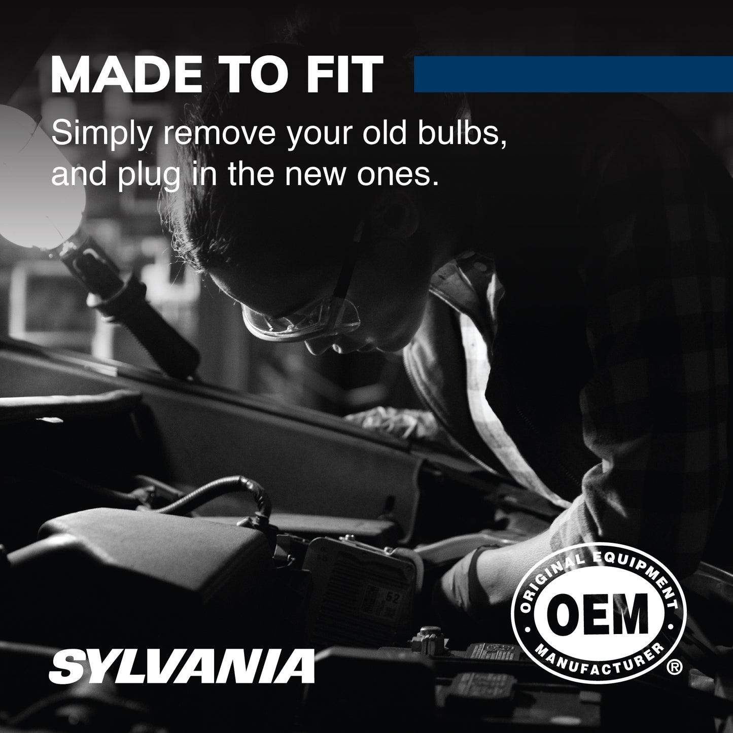 SYLVANIA 9005 SilverStar High Performance Halogen Headlight Bulb, (Contains 2 Bulbs), White (9005ST.BP2)