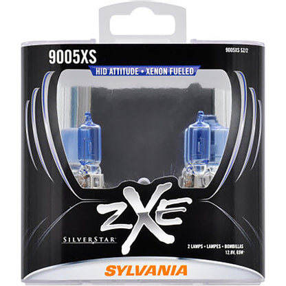 SYLVANIA - 9005XSSZ.PB2 9005XS SilverStar zXe High Performance Halogen Headlight Bulb, (Contains 2 Bulbs)