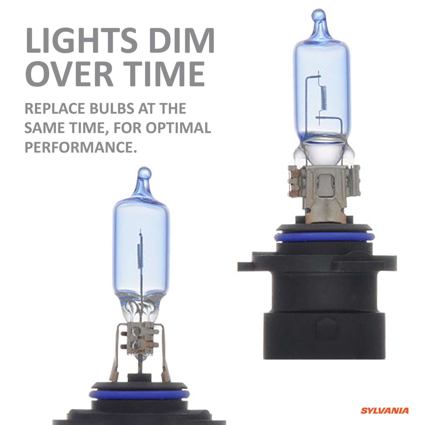 SYLVANIA - 9005XSSZ.PB2 9005XS SilverStar zXe High Performance Halogen Headlight Bulb, (Contains 2 Bulbs)