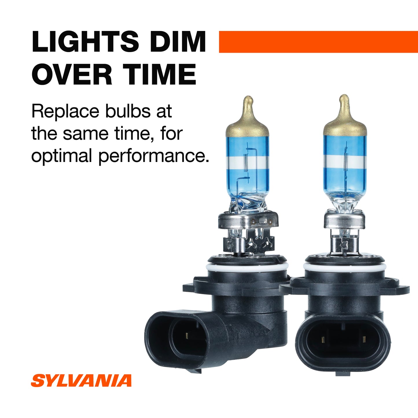 SYLVANIA - 9006 SilverStar Ultra - High Performance Halogen Headlight Bulb, High Beam, Low Beam and Fog Replacement Bulb, Brightest Downroad with Whiter Light, Tri-Band Technology (Contains 2 Bulbs), 9006SU.BP2