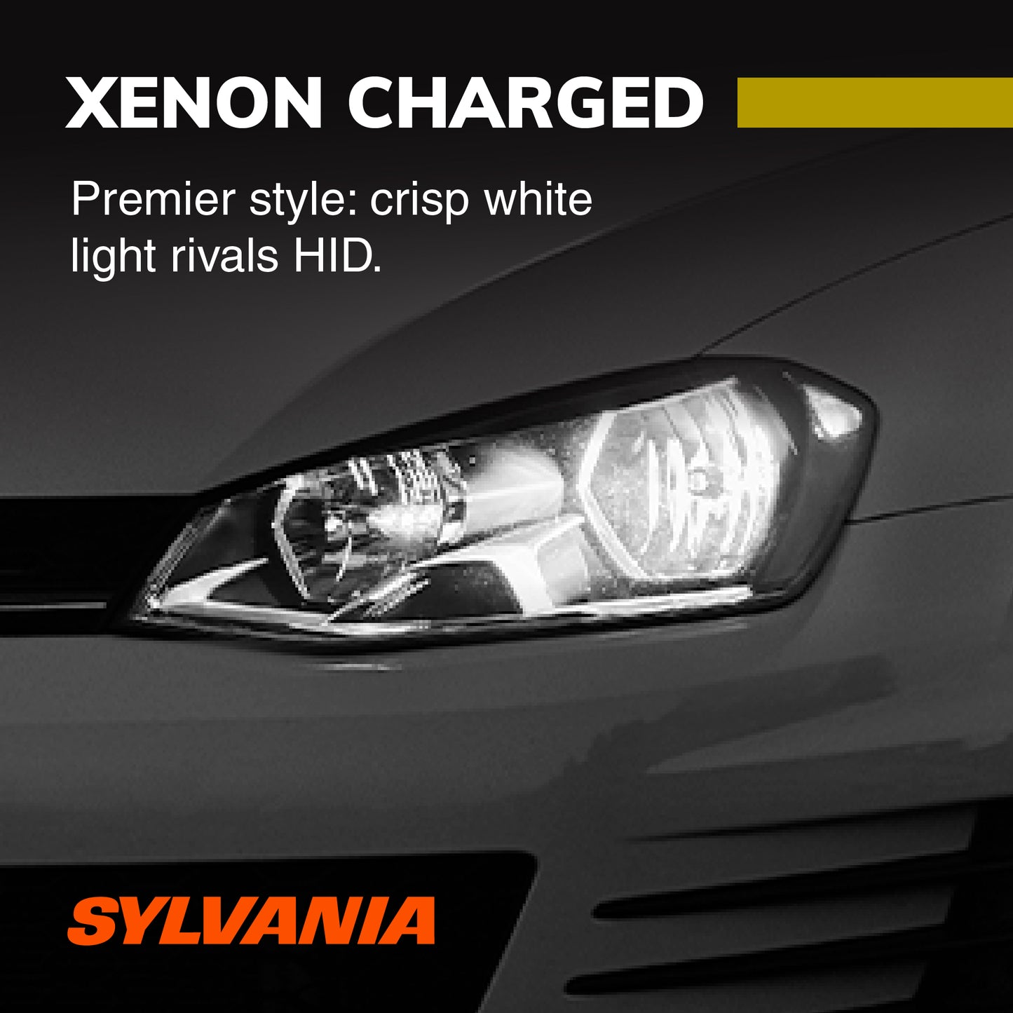 SYLVANIA - 9007 (HB5) SilverStar zXe GOLD High Performance Halogen Headlight Bulb - Bright White Light Output, Best HID Alternative, Xenon Charged Technology (Contains 2 Bulbs)