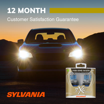 SYLVANIA - 9007 (HB5) SilverStar zXe GOLD High Performance Halogen Headlight Bulb - Bright White Light Output, Best HID Alternative, Xenon Charged Technology (Contains 2 Bulbs)