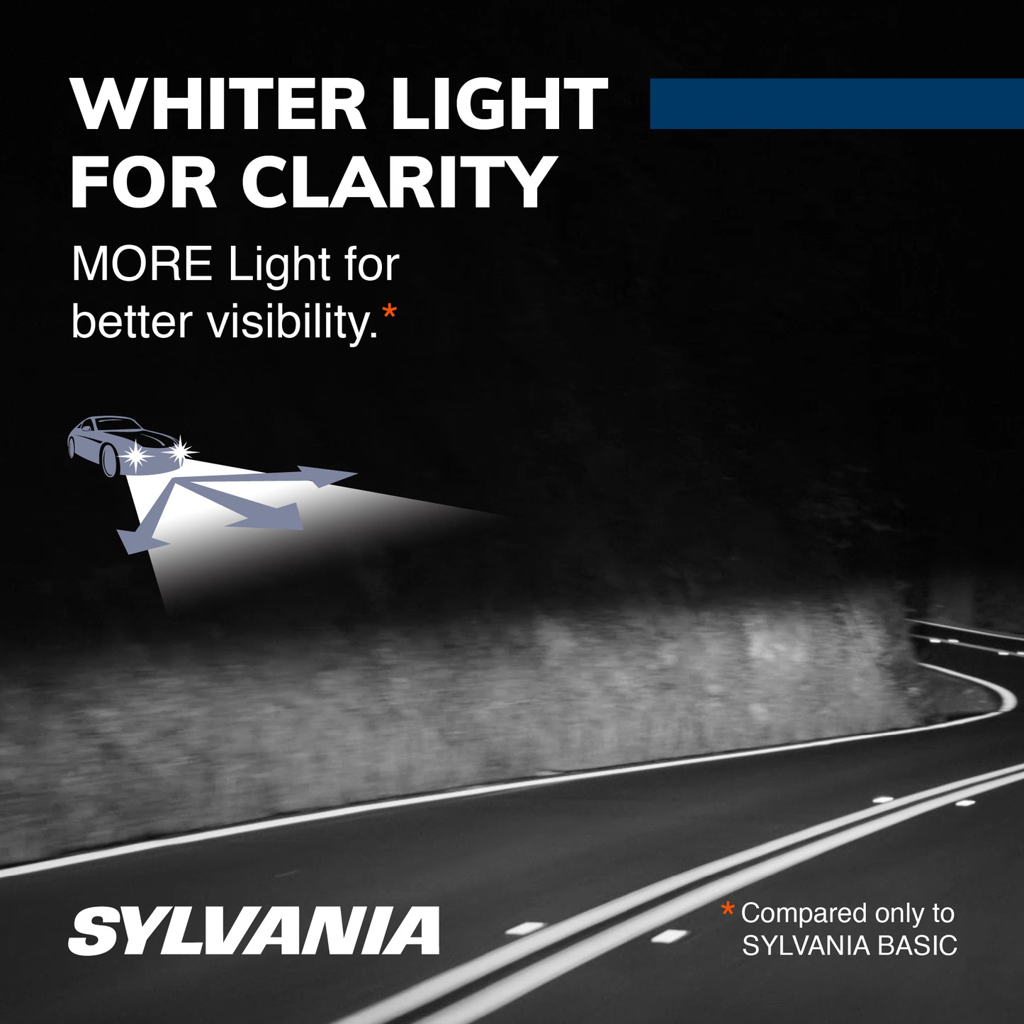 SYLVANIA 9012ST.BP Silver Star Halogen Headlight Bulb, 1 Pack