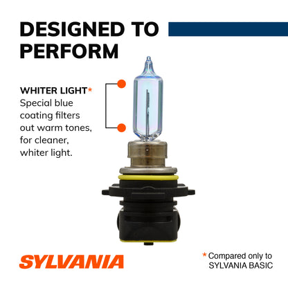 SYLVANIA 9012ST.BP Silver Star Halogen Headlight Bulb, 1 Pack
