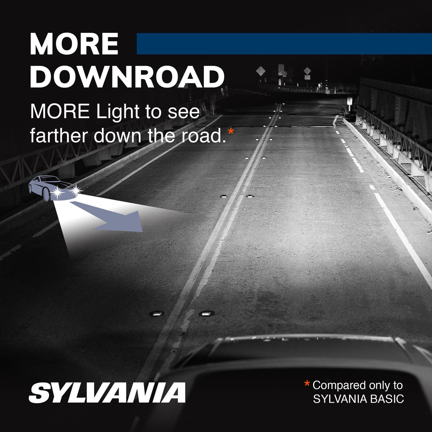 SYLVANIA 9012ST.BP Silver Star Halogen Headlight Bulb, 1 Pack