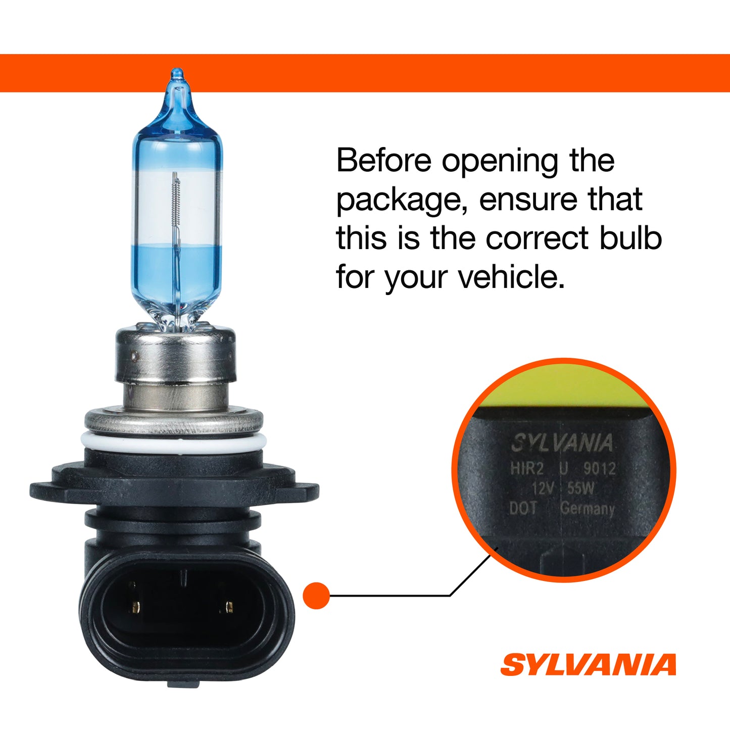 SYLVANIA - 9012 SilverStar Ultra - High Performance Halogen Headlight Bulb, High Beam, Low Beam and Fog Replacement Bulb, Brightest Downroad with Whiter Light, Tri-Band Technology (Contains 2 Bulbs)