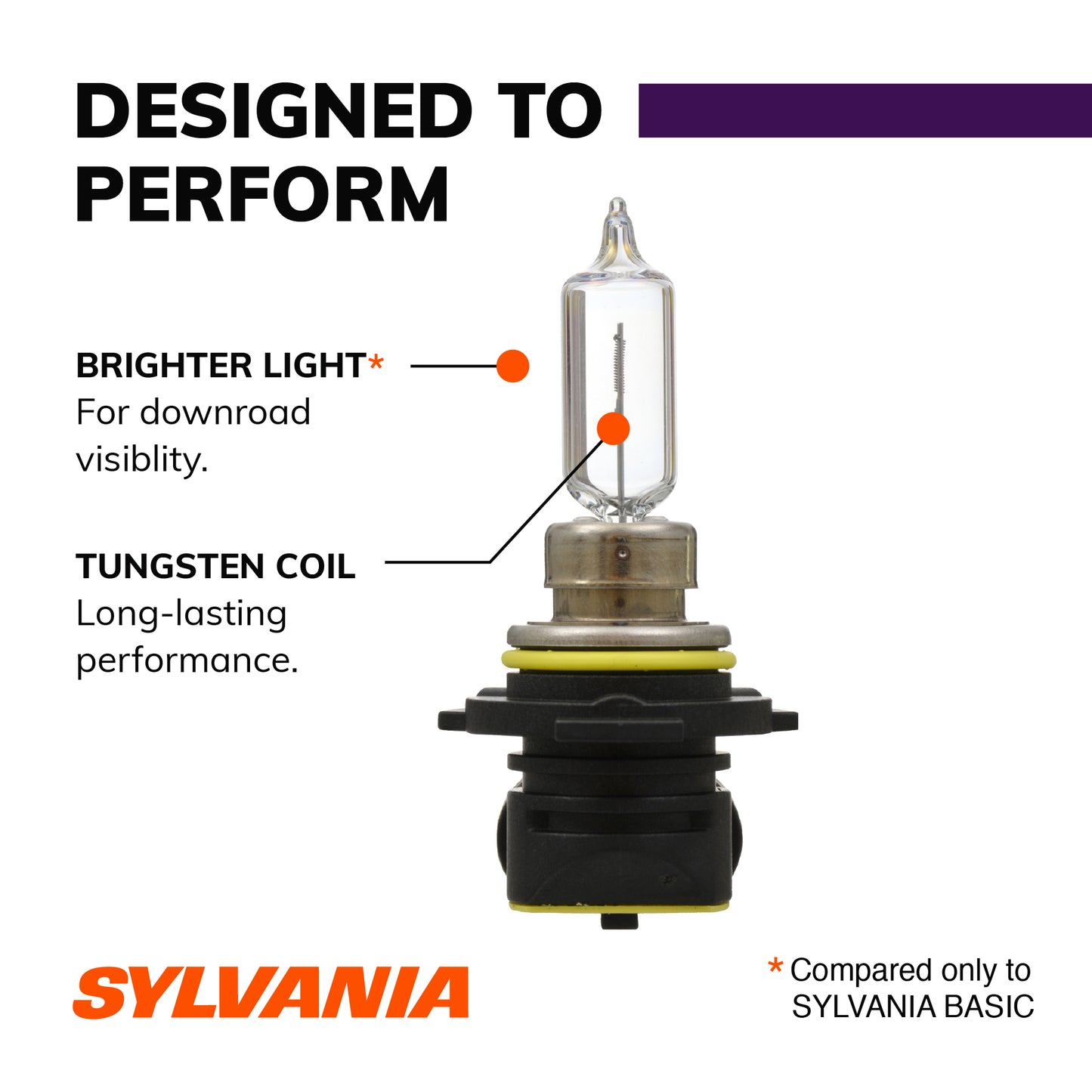 SYLVANIA - 9012 XtraVision - High Performance Halogen Headlight Bulb, High Beam, Low Beam and Fog Replacement Bulb (Contains 2 Bulbs)