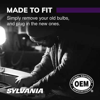 SYLVANIA - 9012 XtraVision - High Performance Halogen Headlight Bulb, High Beam, Low Beam and Fog Replacement Bulb (Contains 2 Bulbs)