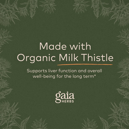 Gaia Herbs Milk Thistle Seed Liquid Phyto-Capsules, 60 Count