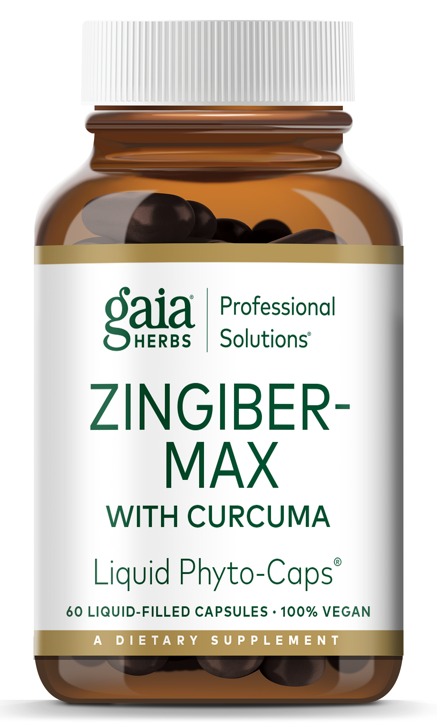 Gaia Herbs - Zingiber-Max with Curcuma Caps 60 lvcaps