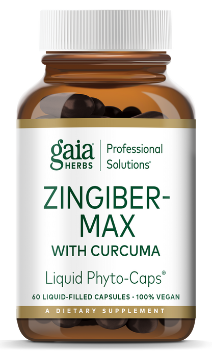 Gaia Herbs - Zingiber-Max with Curcuma Caps 60 lvcaps