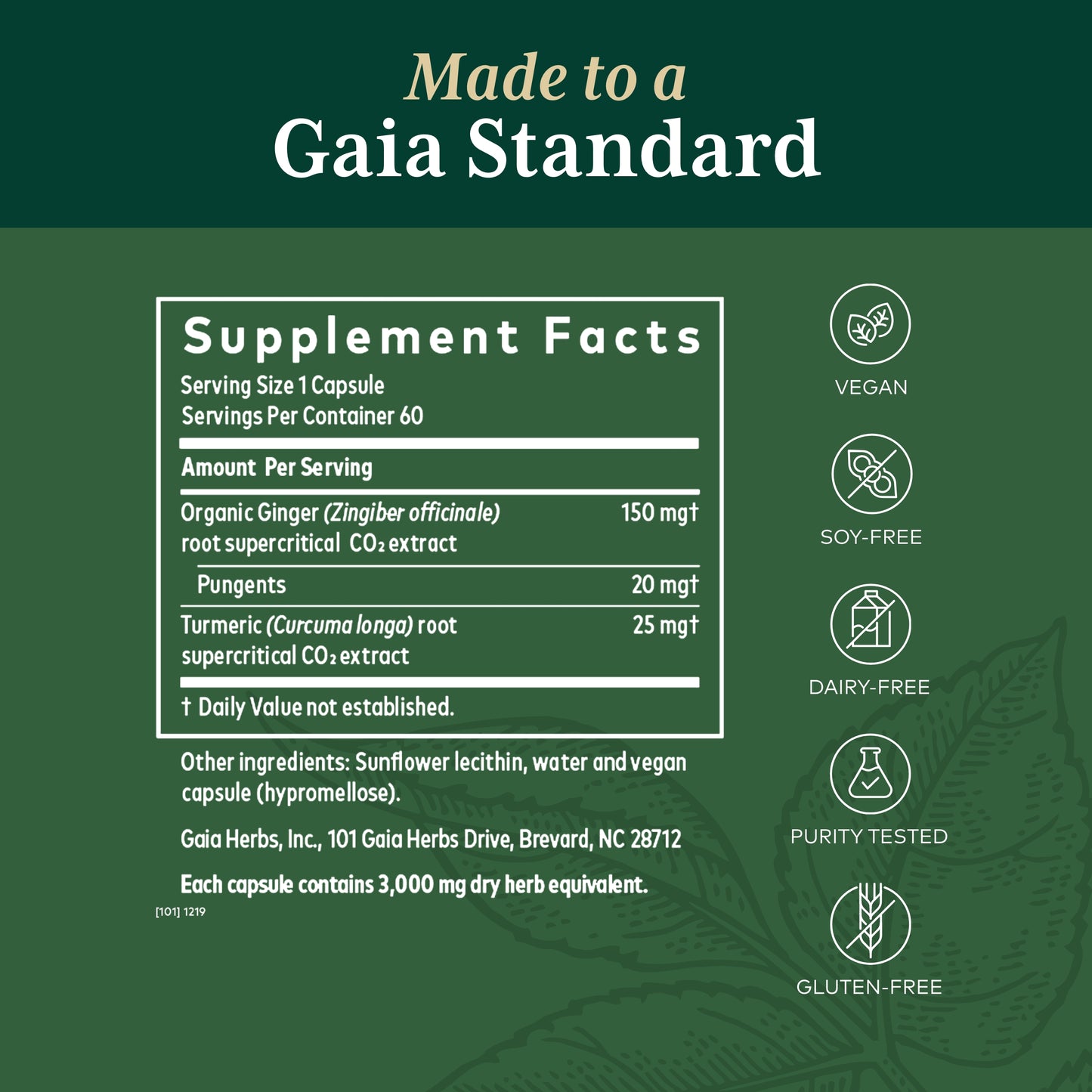 Gaia Herbs - Zingiber-Max with Curcuma Caps 60 lvcaps