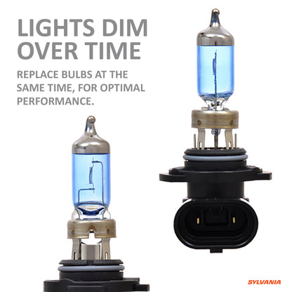 SYLVANIA - 9145 SilverStar zXe Fog High Performance Halogen Fog Light Bulb - Bright White Light Output, HID Attitude, Xenon Fueled Technology (Contains 2 Bulbs)