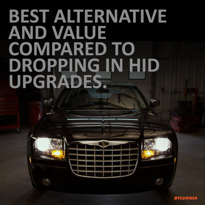 SYLVANIA - 9145 SilverStar zXe Fog High Performance Halogen Fog Light Bulb - Bright White Light Output, HID Attitude, Xenon Fueled Technology (Contains 2 Bulbs)