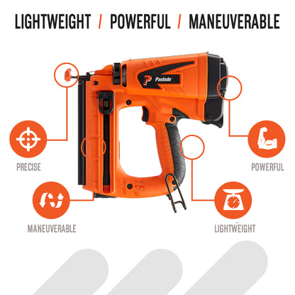 Paslode, Cordless Finish Nailer, 916000, 16 Gauge, Battery and Fuel Cell Powered, No Compressor Needed
