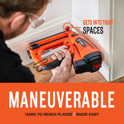 Paslode, Cordless Finish Nailer, 916000, 16 Gauge, Battery and Fuel Cell Powered, No Compressor Needed