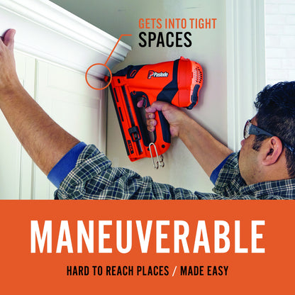 Paslode - Cordless Finish Nailer, 916200, 16 Gauge Angled, Battery and Fuel Cell Powered, No Compressor Needed