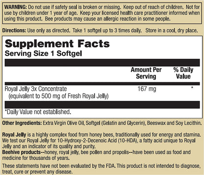 Honey Gardens Premier One Royal Jelly 500mg | 60 CT