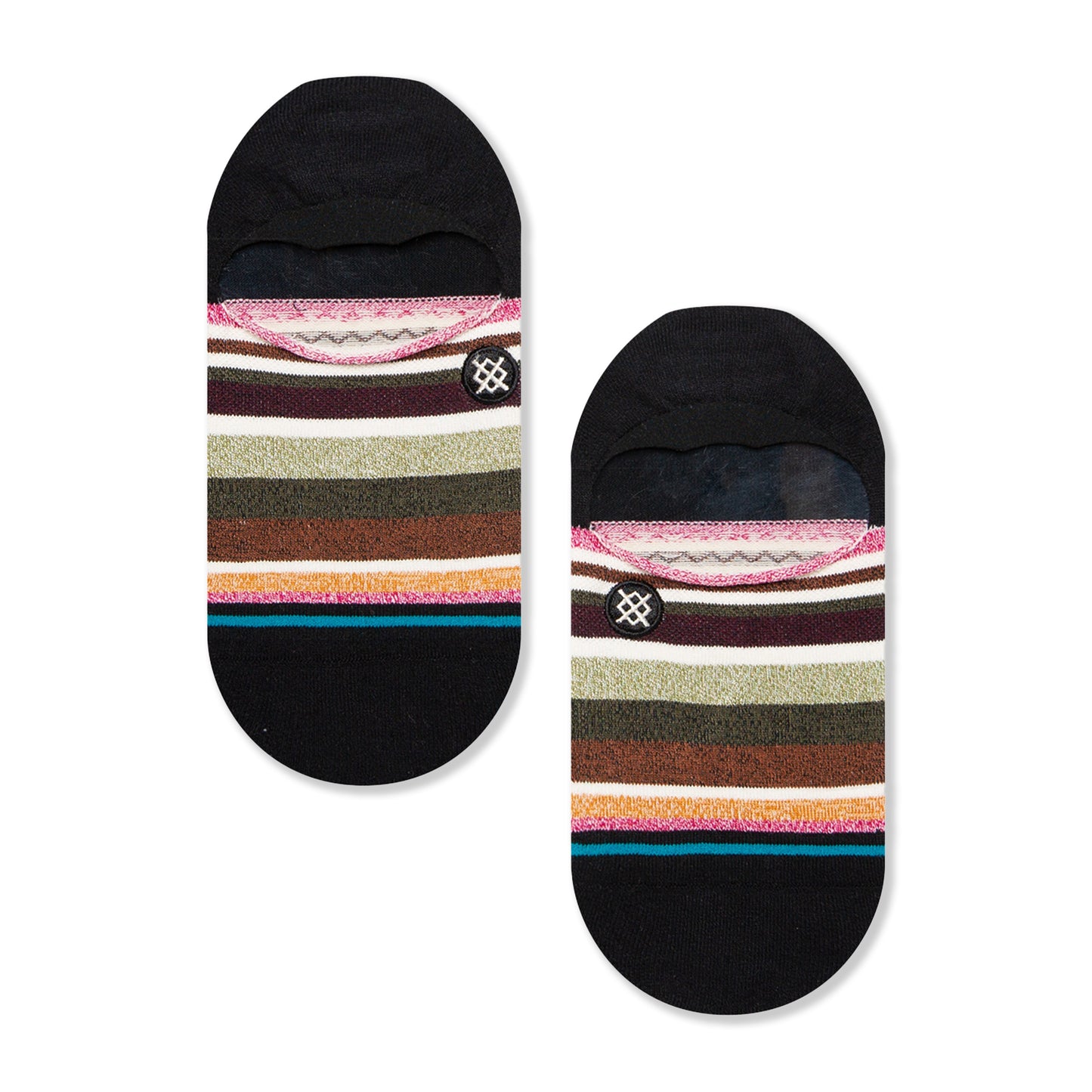 Stance Sun Set No Show Socks (Medium, Black)