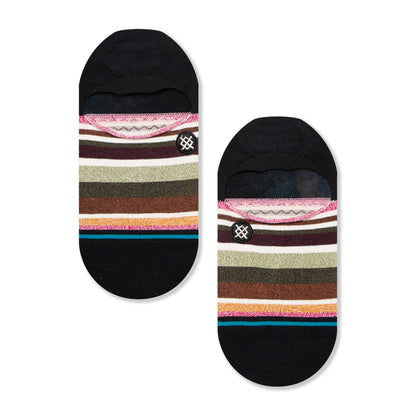 Stance Sun Set No Show Socks (Large, Black)