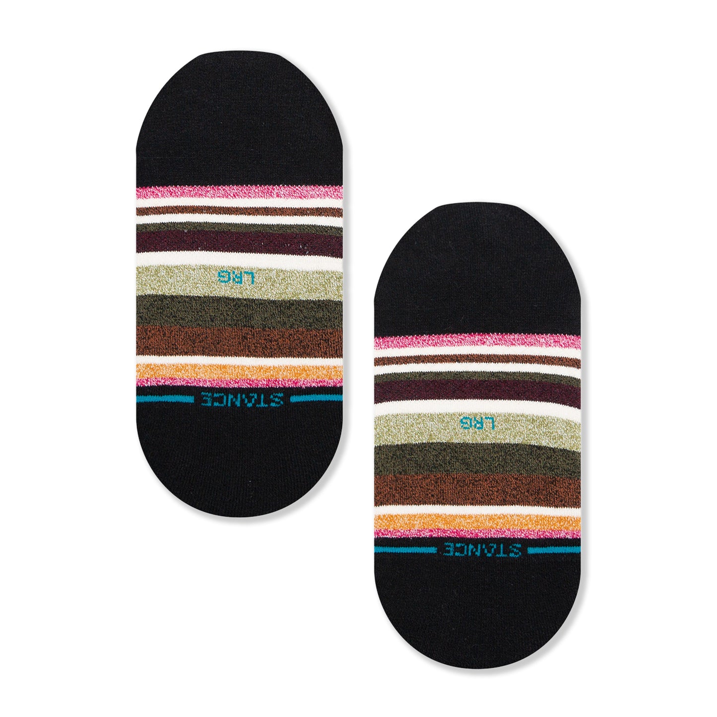 Stance Sun Set No Show Socks (Medium, Black)