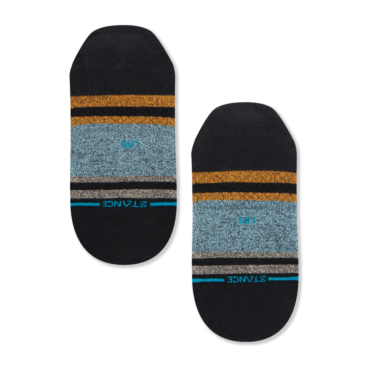 Stance Below Deck No Show Socks (Medium, Black)
