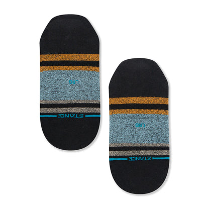 Stance Below Deck No Show Socks (Medium, Black)
