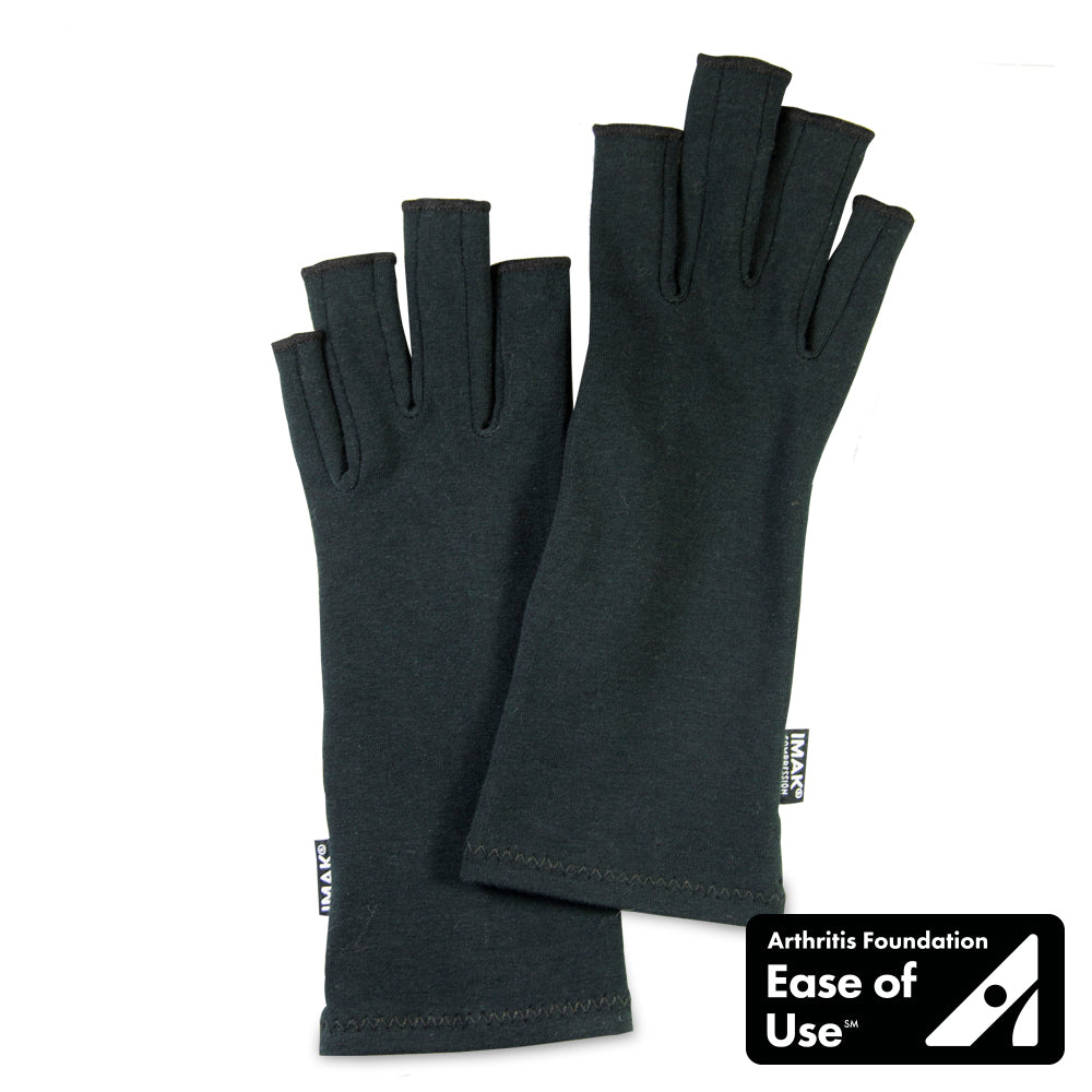 IMAK Compression Arthritis Gloves - Black, Medium