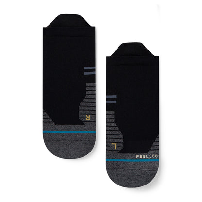 Stance Tab Run Light Socks [3 Pack] (Small, Black)
