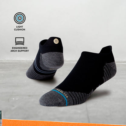 Stance Tab Run Light Socks [3 Pack] (Small, Black)