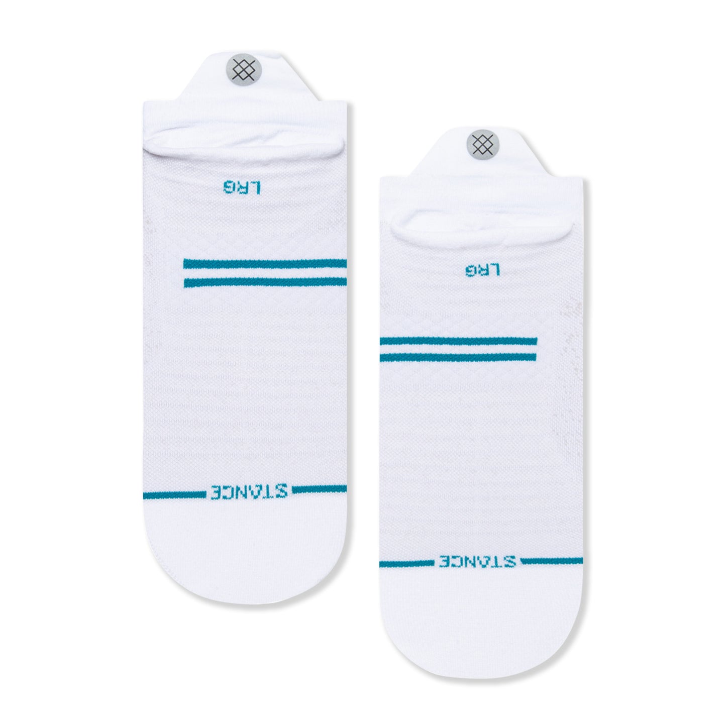 Stance Run Ul Tab Socks (Small, White)