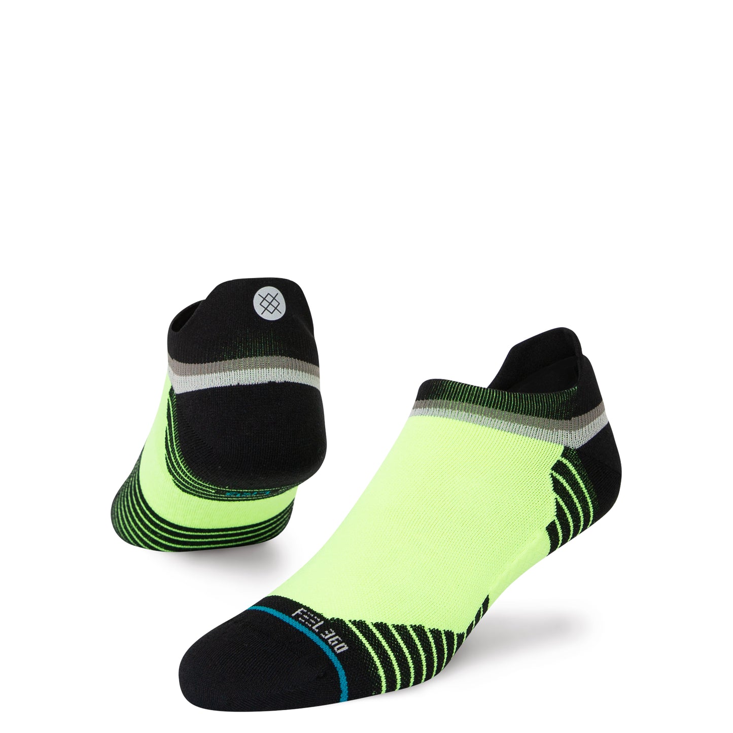 Stance Maxed Tab Tab Socks (Medium, Neon Yellow)