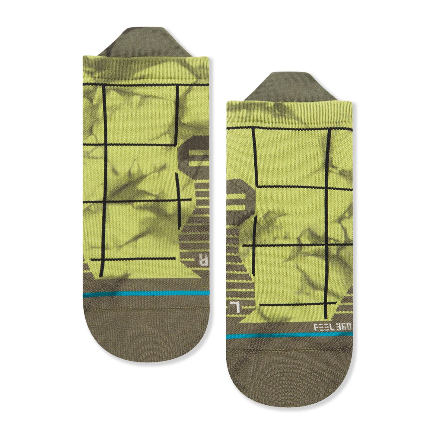 Stance Graphed Tab Socks (Medium, Green)