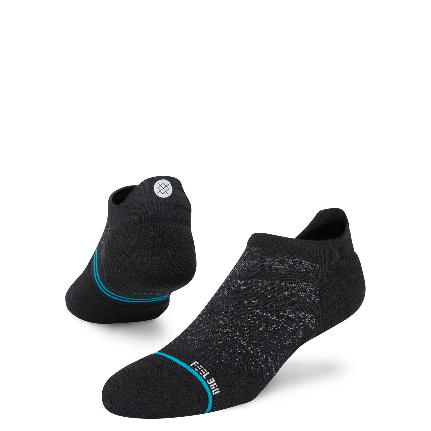 Stance Run Light Tab Socks (Small, Black)
