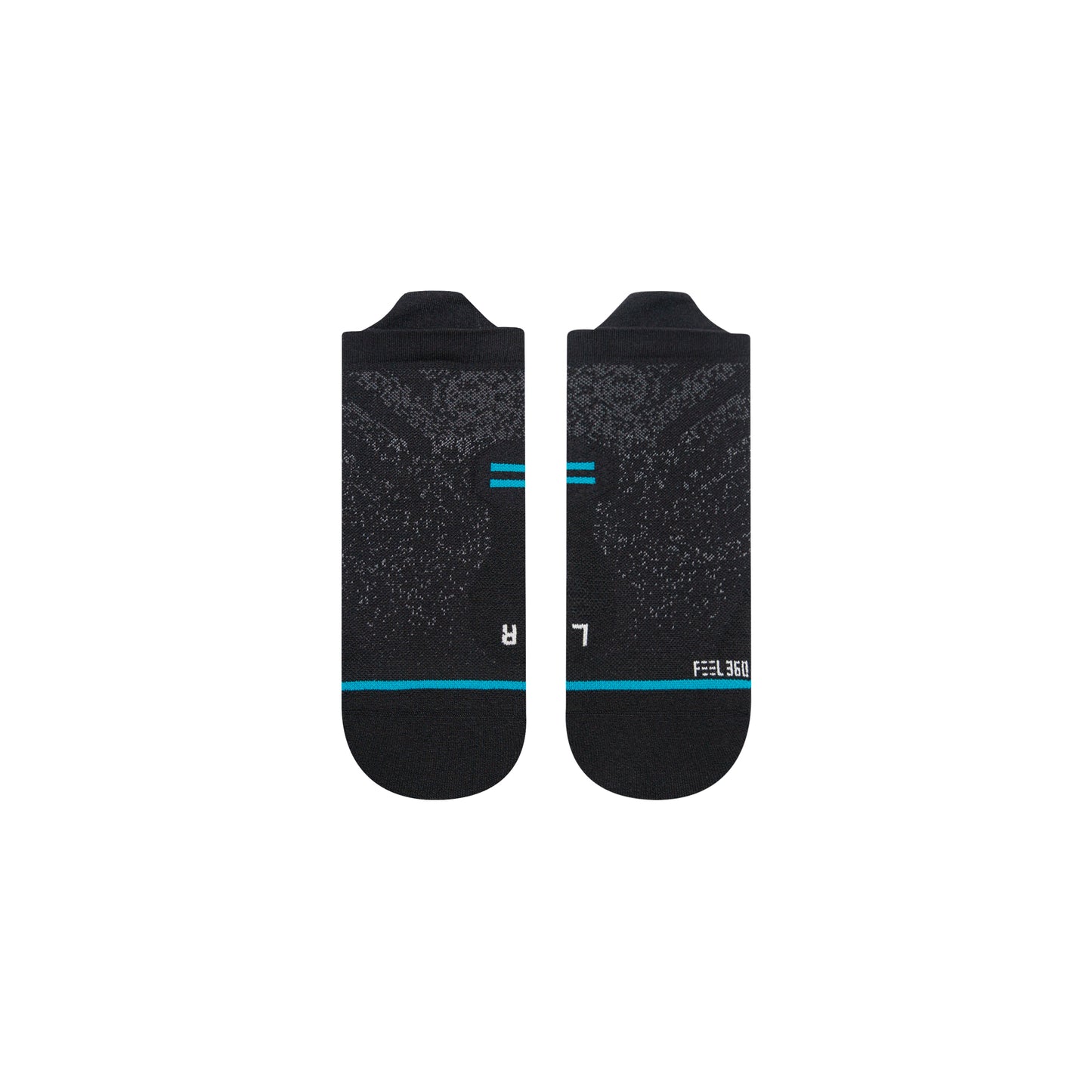 Stance Run Light Tab Socks (Medium, Black)