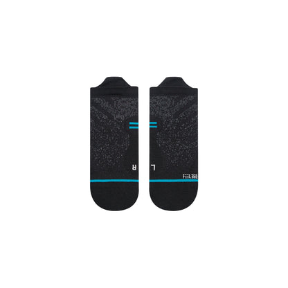 Stance Run Light Tab Socks (Small, Black)