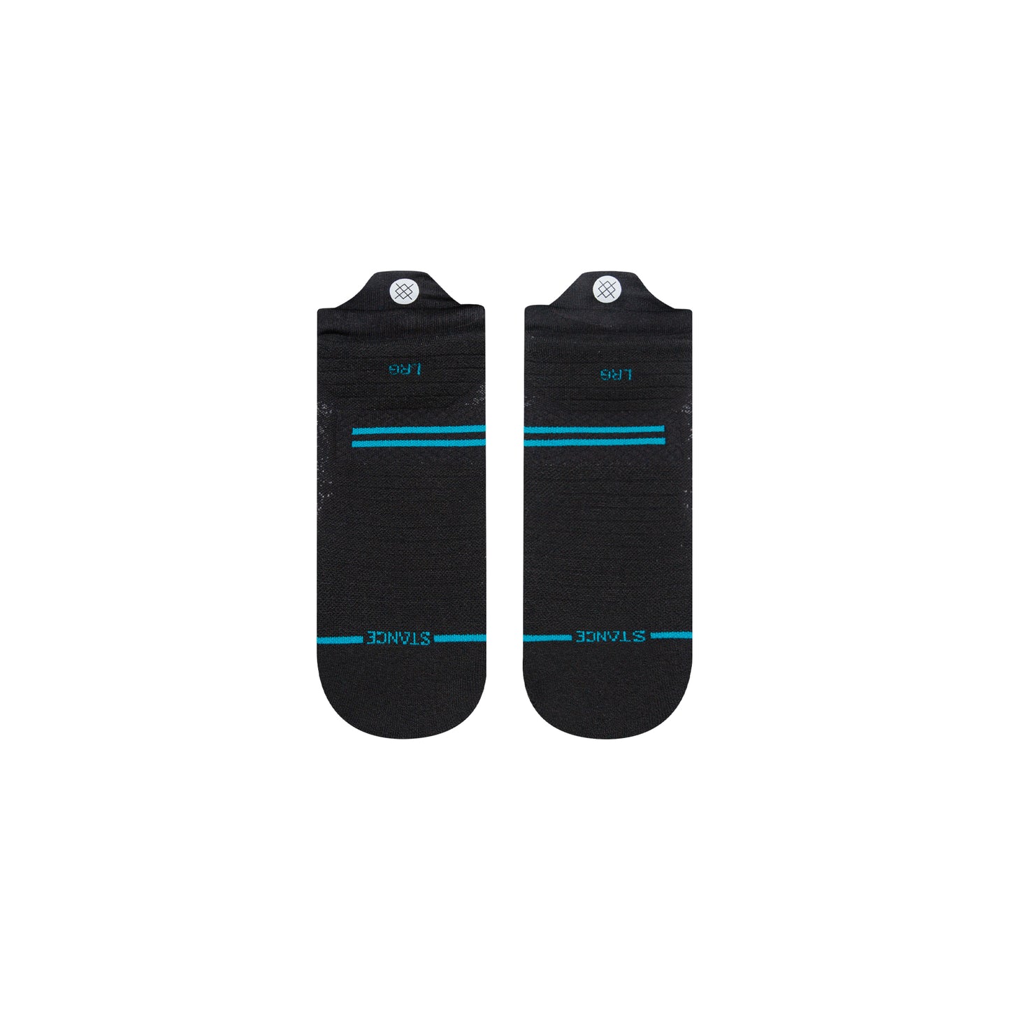 Stance Run Light Tab Socks (Medium, Black)