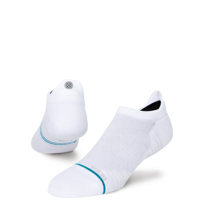 Stance Run Light Tab Socks (Medium, White)