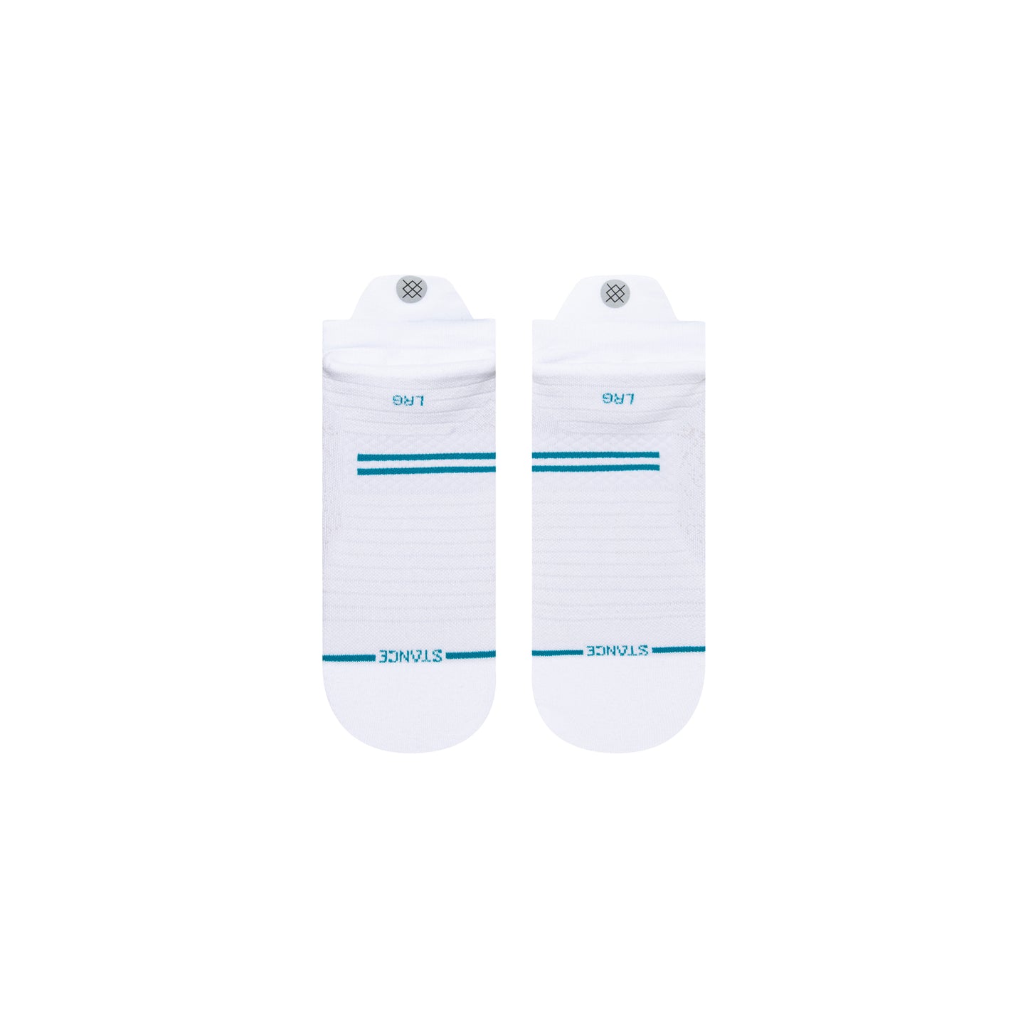 Stance Run Light Tab Socks (Medium, White)