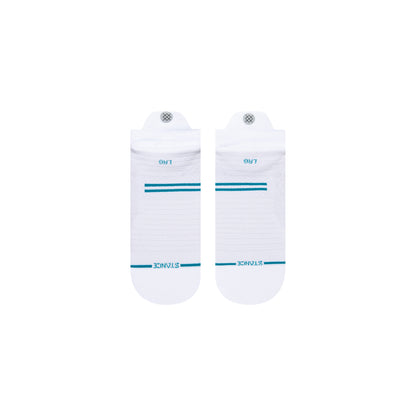 Stance Run Light Tab Socks (Medium, White)