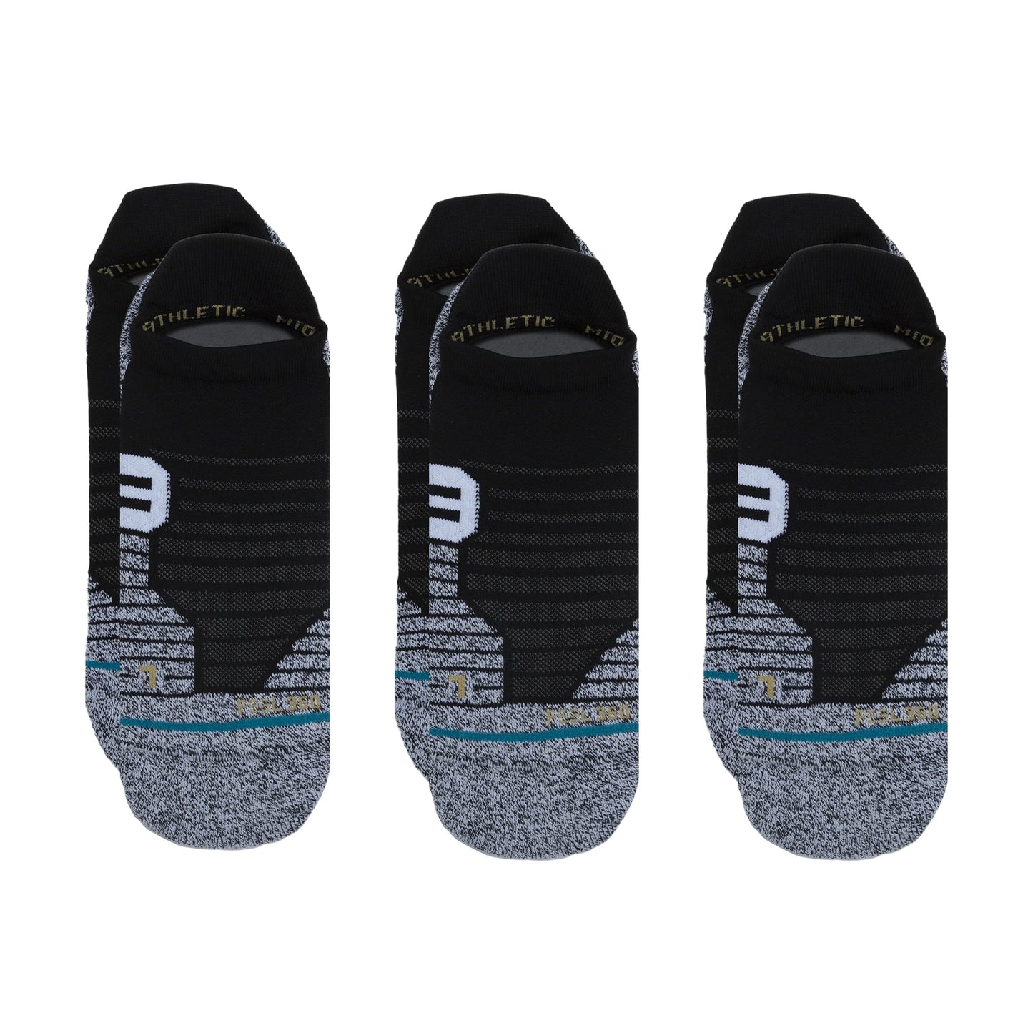 Stance Versa Tab Socks [3 Pack] (Medium, Black)