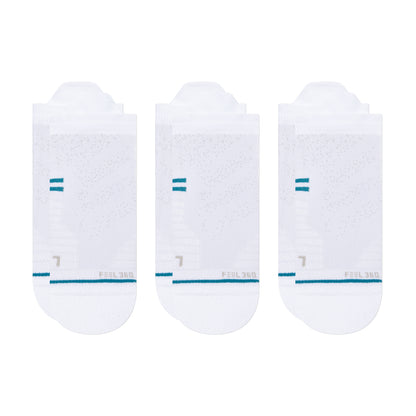 Stance Athletic Tab 3 Pack Socks (Small, White)