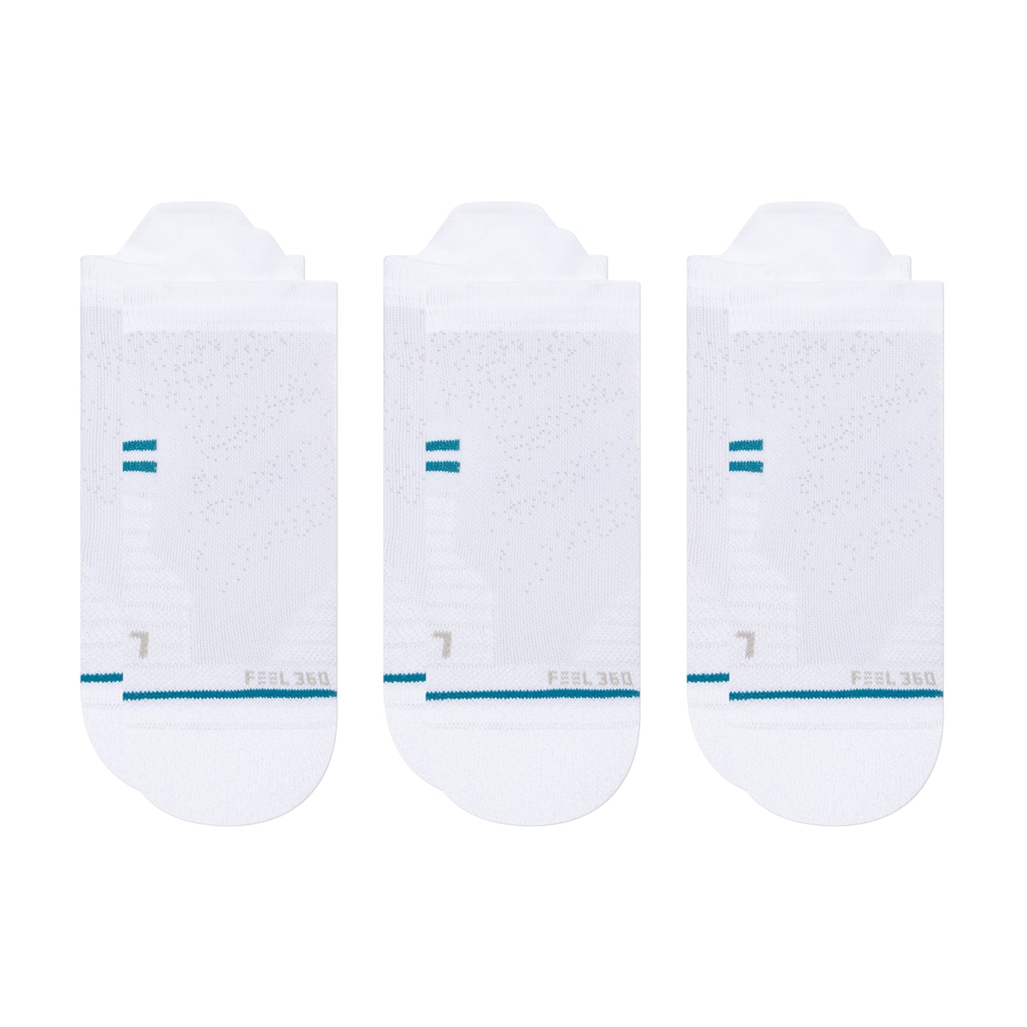 Stance Athletic Tab 3 Pack Socks (Medium, White)