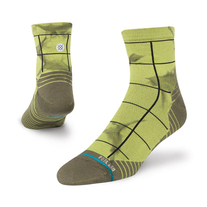 Stance Graphed Quarter Socks (Medium, Green)