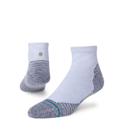 Stance Run Qtr St Socks (Small, White)