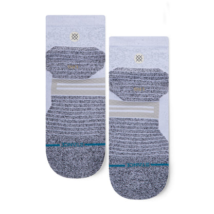 Stance Run Qtr St Socks (Small, White)