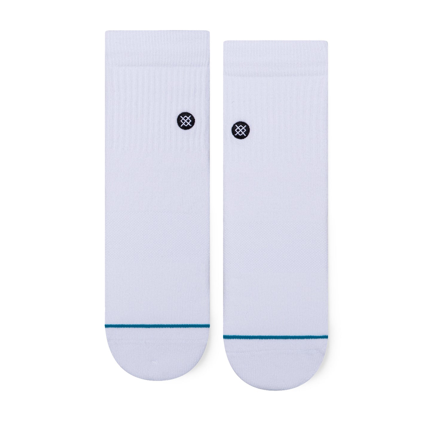 Stance Icon Quarter Icon Socks [3 Pack] (Medium, White)
