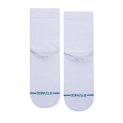 Stance Icon Quarter Icon Socks [3 Pack] (Medium, White)