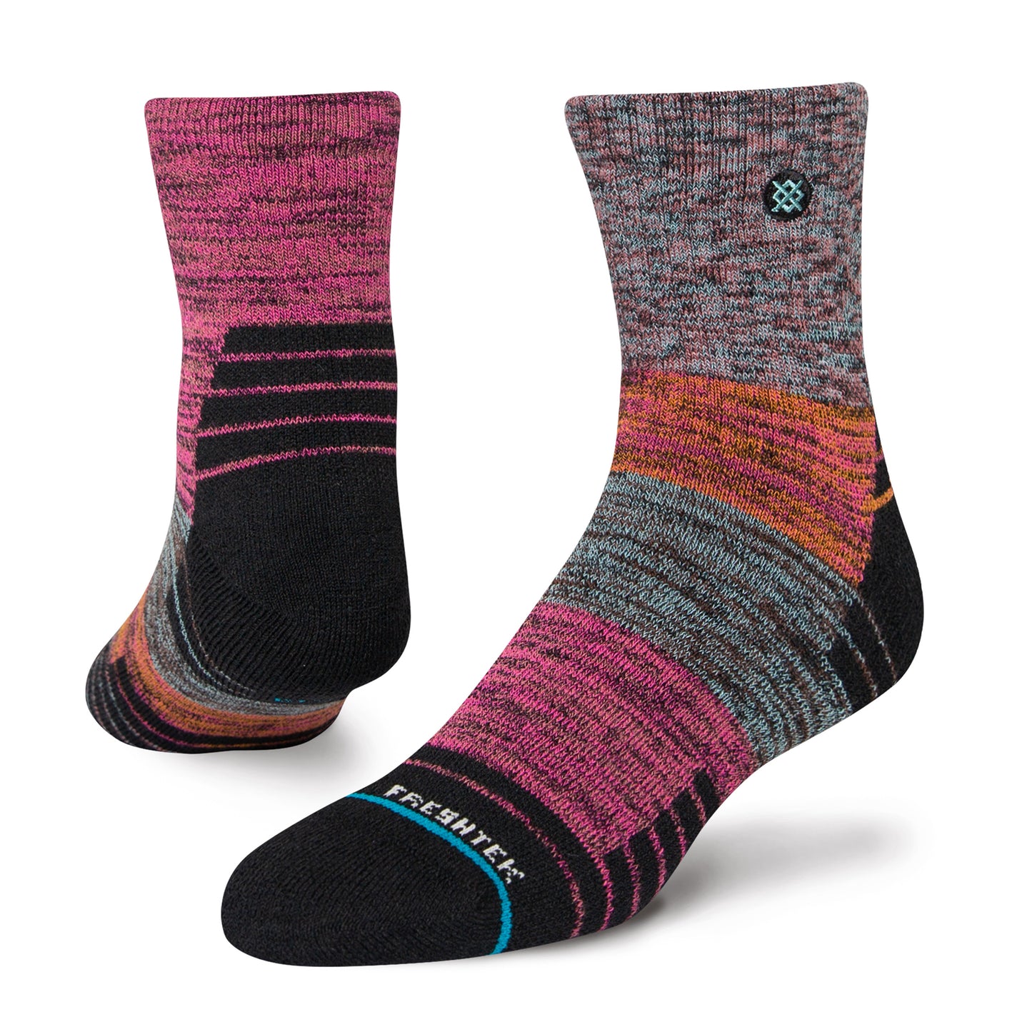 Stance Crossing Paths Quarter Socks (Small, Multi)